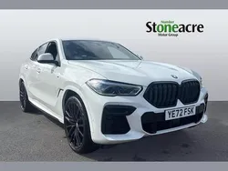 White Used 2022 BMW X6 M Sport SUV | £49,995 (A bit pricey)