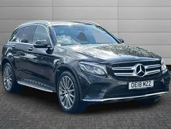Obsidian black Used 2018 Mercedes GLC250 AMG Line Premium Estate | £19,490 (Fair price)