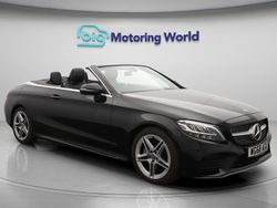 Black Used 2018 Mercedes C200 AMG line Cabriolet | £17,200 (Good price)