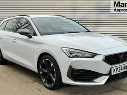 Metallic nevada white Used 2024 Cupra Leon Estate | £21,995 (Fair price)