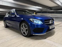 Blue Used 2017 Mercedes C250 AMG Line Premium Plus Estate | £11,995 (Fair price)