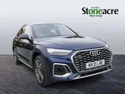 Blue Used 2021 Audi Q5 Sportback S-Line SUV | £29,000 (Good price)