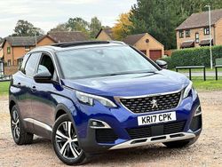Blue Used 2017 Peugeot 3008 GT-line Hatchback | £6,994 (Fair price)