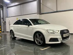 White Used 2018 Audi A3 Black Edition Sedan | £13,998 (Fair price)