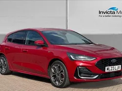 Red Used 2023 Ford Focus ST-Line Hatchback | £17,600 (Fair price)