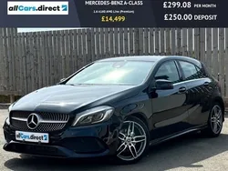 Black Used 2018 Mercedes A160 AMG line Hatchback | £13,999 (Fair price)
