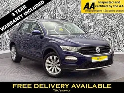 Blue Used 2019 VW T-Roc SE SUV | £12,795 (Fair price)