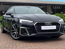 Black Used 2021 Audi A5 S-Line Coupe | £22,490 (Fair price)