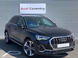 Myth black metallic Used 2019 Audi Q3 S-Line SUV | £21,690 (Fair price)