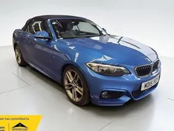 Blue Used 2015 BMW 218 M Sport Cabriolet | £7,850 (Fair price)