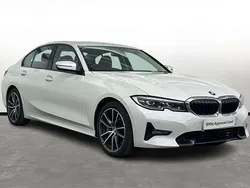 White Used 2021 BMW 330 Sport Line Sedan | £20,600 (Fair price)