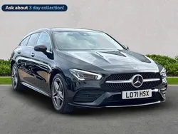 Black Used 2022 Mercedes CLA250e AMG Line Premium Plus Sedan | £26,115 (Fair price)