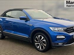Blue Used 2021 VW T-Roc Cabriolet Active Cabriolet | £21,290 (Good price)