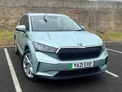 Silver Used 2021 Skoda Enyaq iV Suite SUV | £20,590 (Fair price)