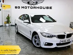 White Used 2016 BMW 420 M Sport Coupe | £13,985 (Fair price)