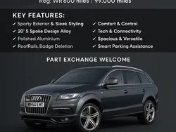 Grey Used 2010 Audi Q7 S-Line SUV | £7,895 (Fair price)
