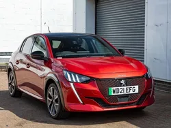 Red Used 2021 Peugeot e-208 Premium Hatchback | £11,550 (A bit pricey)