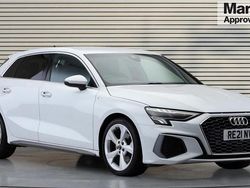 White Used 2021 Audi A3 S-Line Hatchback | £17,199 (Fair price)