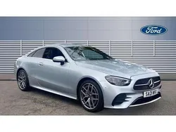 Silver Used 2021 Mercedes E220 AMG Line Premium Coupe | £25,299 (Fair price)