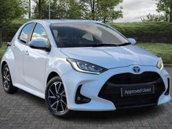 White Used 2023 Toyota Yaris Hybrid Design Hatchback | £17,485 (Fair price)