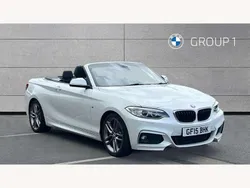 Mineral white Used 2015 BMW 228 M Sport Cabriolet | £12,890