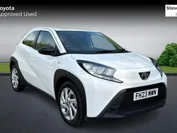 White Used 2023 Toyota Aygo PURE Hatchback | £12,074 (Fair price)