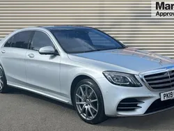 Silver Used 2019 Mercedes S500L AMG Line Premium Plus Sedan | £33,461
