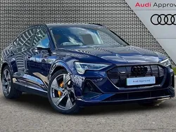 Blue Used 2022 Audi e-tron Sportback Advanced SUV | £34,994