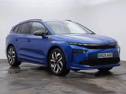 Blue New 2025 Skoda Enyaq iV SportLine SUV | £39,300 (Fair price)