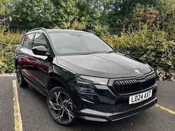 Black magic pearl effect Used 2024 Skoda Karoq SportLine SUV | £29,690 (Fair price)