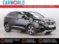 Black Used 2019 Peugeot 3008 GT-line SUV | £14,880 (A bit pricey)