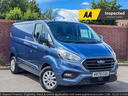 Blue Used 2020 Ford Transit Custom Limited Van | £18,499 (Fair price)