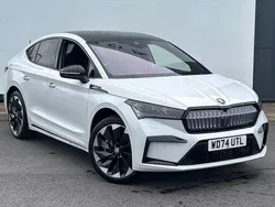 White Used 2025 Skoda Enyaq iV SportlinePlus SUV | £37,500 (Expensive)