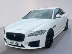 White Used 2018 Jaguar XF R-Sport Sedan | £9,495 (Fair price)