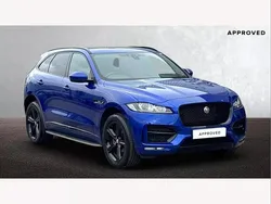 Blue Used 2019 Jaguar F-Pace R-Sport SUV | £20,595 (A bit pricey)