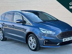 Blue Used 2022 Ford S-MAX Titanium MPV | £25,773 (Fair price)