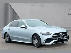 Silver Used 2024 Mercedes C300e AMG line Sedan | £36,601 (Super price)