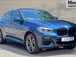 Blue Used 2020 BMW X4 Comfort Edition SUV | £33,676 (Fair price)