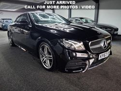Black Used 2018 Mercedes E220 AMG line Cabriolet | £16,995 (Good price)