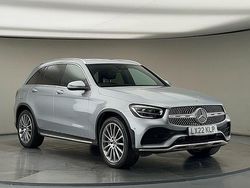 Hightech silver Used 2022 Mercedes GLC300e AMG line SUV | £31,200 (Good price)