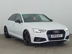 White Used 2019 Audi A4 Black Edition Sedan | £19,998 (Fair price)