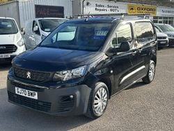 Black Used 2020 Peugeot Partner Van | £9,275 (Fair price)