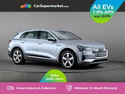 Silver Used 2021 Audi e-tron Comfort SUV | £18,697 (Fair price)