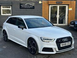 White Used 2019 Audi S3 Sportback Black Edition Hatchback | £20,995