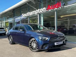 Blue Used 2021 Mercedes E220 AMG line Sedan | £32,990