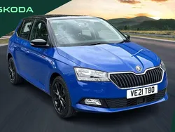 Blue Used 2021 Skoda Fabia Colour Edition Hatchback | £11,295 (Fair price)