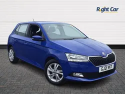 Blue Used 2021 Skoda Fabia SE Hatchback | £9,799 (Good price)