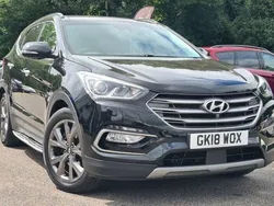 Black Used 2018 Hyundai Santa Fe Edition SUV | £18,495 (Fair price)