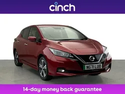 Red Used 2021 Nissan Leaf N-Connecta Hatchback | £9,849 (Fair price)