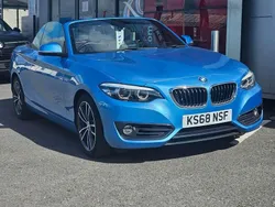 Blue Used 2018 BMW 218 Sport Line Cabriolet | £13,200 (Fair price)